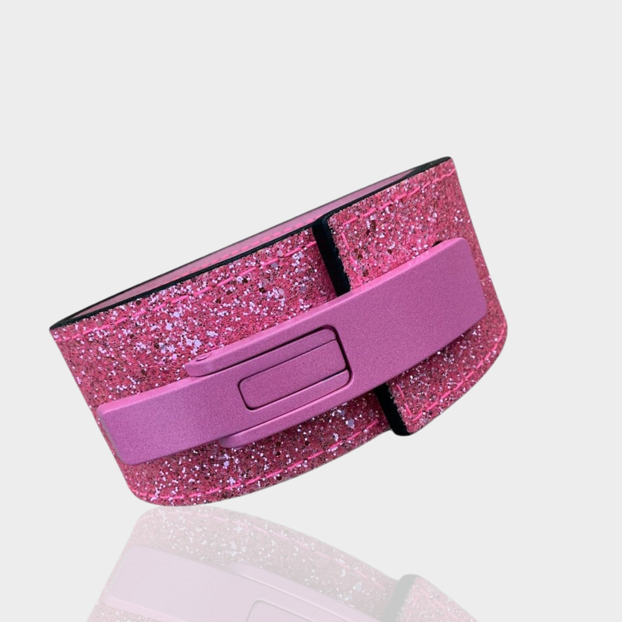 Pink Sparkling Powerlifting lever belt, Deadlift belt, Weightlifting belt, Gifts for dad, Squat belt, Gym belt, Custom weight lift belt, father's day Gifts for friend